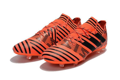 Image of Adidas Nemeziz Messi 17+ 360 Agility FG Soccer Cleats Orange Black - KicksNatics