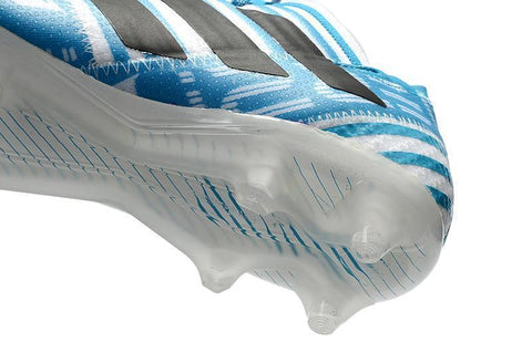 Image of Adidas Nemeziz Messi 17+ 360 Agility FG Soccer Shoes Energy Blue White - KicksNatics