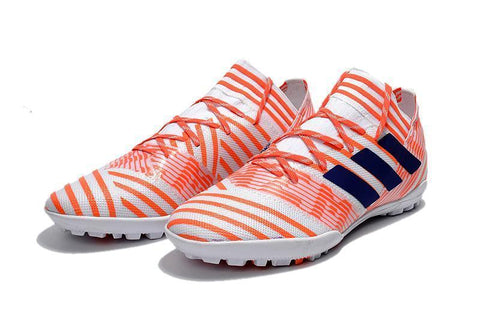 Image of Adidas Nemeziz Tango 17.3 Turf Soccer Cleats Solar Red Blue White - KicksNatics