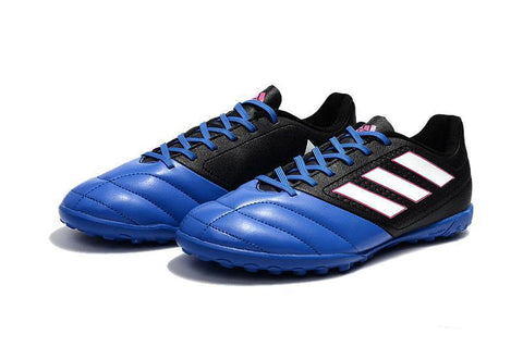 Image of Adidas Ace 17.4 Astro Turf Soccer Cleats Blue Core Black White - KicksNatics