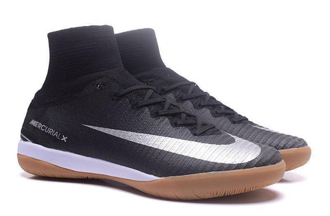 Image of Nike MercurialX Proximo II IC Football Boots IC0042 Black Silver - KicksNatics