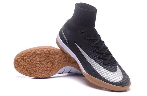 Image of Nike MercurialX Proximo II IC Football Boots IC0042 Black Silver - KicksNatics