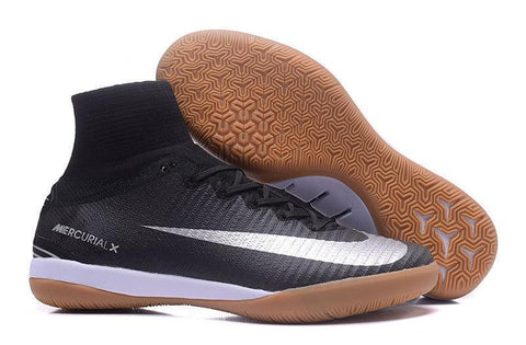 Image of Nike MercurialX Proximo II IC Football Boots IC0042 Black Silver - KicksNatics