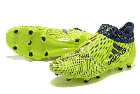 Image of Adidas X 17+ Purechaos FG Soccer Cleats Green Black - KicksNatics