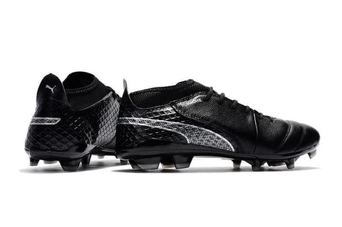 Image of PUMA ONE 17.1 FG Soccer Cleats Black Volt Silver