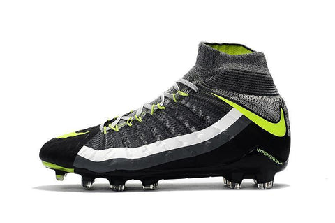 Image of Nike Hypervenom Phantom III DF FG Soccer Cleats Midnight Fog Black - KicksNatics