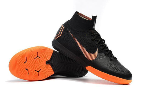 Image of Nike MercurialX Superfly 360 Elite IC Soccer Cleats Black Orange - KicksNatics