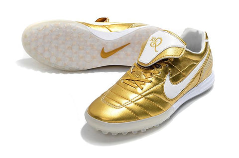 Image of Nike Tiempo Legend VII 7 R10 Elite TF Gold White