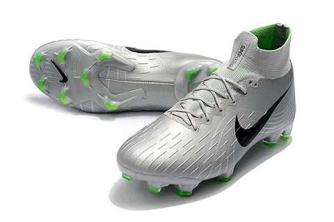 Image of Nike Mercurial Superfly VI 360 Elite FG Soccer Cleats Silver Black - KicksNatics