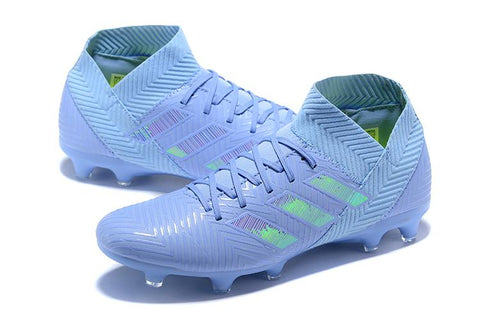 Image of adidas Nemeziz 18.1 FG Blue Black Green - KicksNatics