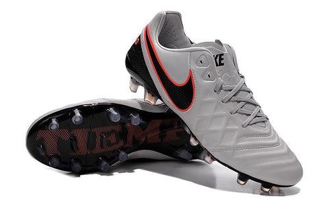 Image of Nike Tiempo Legend VI FG Soccer Cleats White Black - KicksNatics