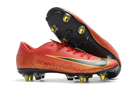 Image of Nike Mercurial Vapor XII PRO SG Red Gold Lining - KicksNatics