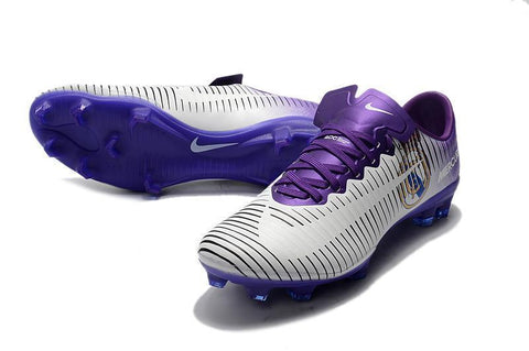 Image of Nike Mercurial Vapor XI Real Madrid FG Soccer Cleats White Purple - KicksNatics