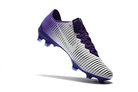 Image of Nike Mercurial Vapor XI Real Madrid FG Soccer Cleats White Purple - KicksNatics