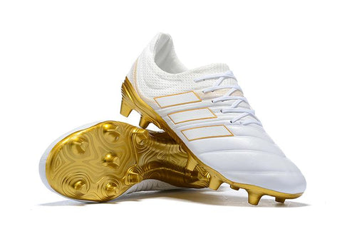 Image of Adidas Copa 19.1 FG White Gold - KicksNatics