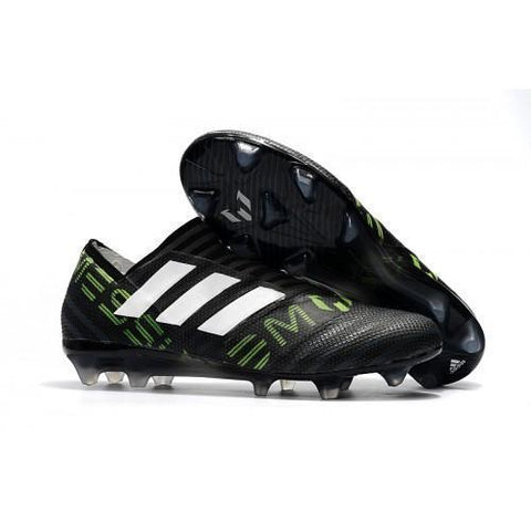 Image of Adidas Nemeziz 17.1 FG Soccer Shoes Black White Yellow - KicksNatics