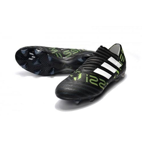 Image of Adidas Nemeziz 17.1 FG Soccer Shoes Black White Yellow - KicksNatics