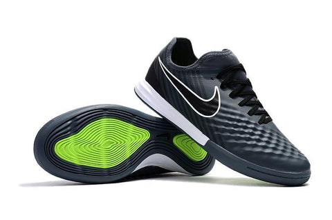 Image of Nike MagistaX Finale II IC Soccer Shoes Black Green - KicksNatics