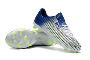 Nike Mercurial Vapor XI FG Soccer Cleats White Blue Green - KicksNatics