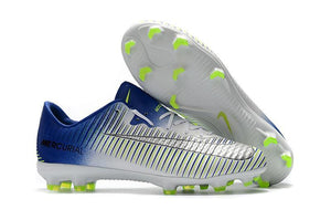 Nike Mercurial Vapor XI FG Soccer Cleats White Blue Green