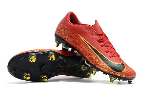 Image of Nike Mercurial Vapor XII PRO SG Red Gold Lining - KicksNatics