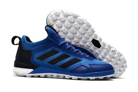 Image of Adidas ACE Tango 17+ Purecontrol Turf Soccer Cleats Navy Blue Black - KicksNatics