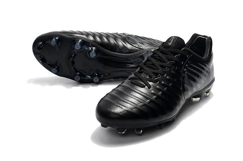 Saml op Appel til at være attraktiv læder Nike Tiempo Legend VII FG Soccer Cleats All Black – kicksnatics