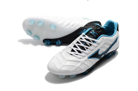 Image of Mizuno Rebula V1 FG Soccer Cleats White Black Blue - KicksNatics