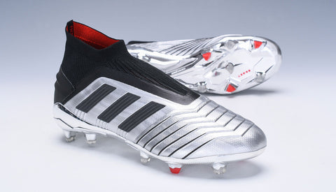 Image of Adidas Predator 19.1 FG Silver Black - KicksNatics
