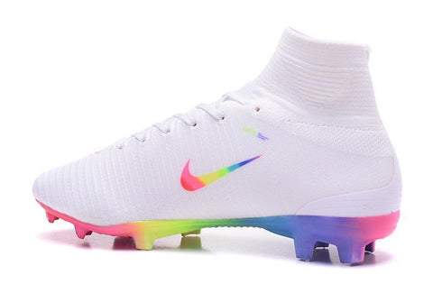 Image of Nike Mercurial Superfly V FG Soccer Cleats True White Colourful - KicksNatics