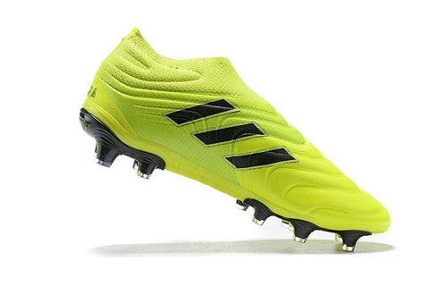 Image of Adidas Copa 19+ FG Light Green Black - KicksNatics