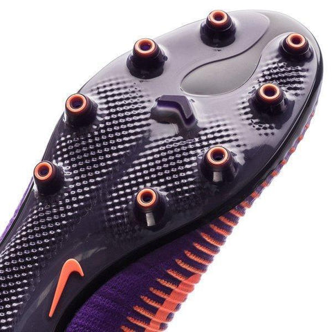 Image of Nike Mercurial Superfly V AG Soccer Cleats Purple Bright Citrus - KicksNatics