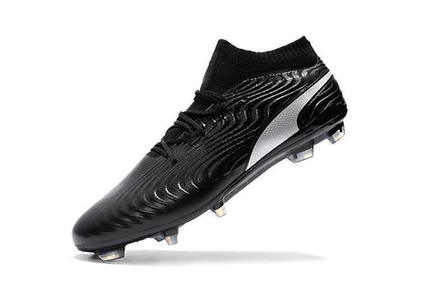 Image of PUMA ONE 18.1 FG Soccer Cleats Black Volt Silver