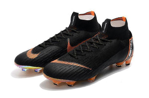 Nike Mercurial Superfly VI 360 Elite FG Soccer Cleats Black Orange - KicksNatics