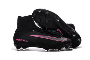 Nike Mercurial Superfly V FG Soccer Cleats Black Pink Blast - KicksNatics