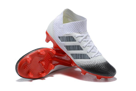 Image of adidas Nemeziz 18.1 FG White Black Red - KicksNatics