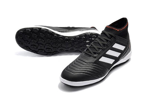 Image of Adidas Predator Tango 18.3 Turf Soccer Cleats All Black White - KicksNatics