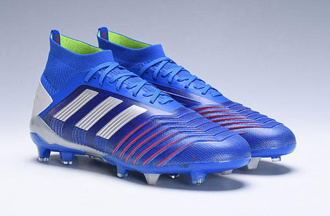 Image of Adidas Predator 19.1 FG Blue Red - KicksNatics