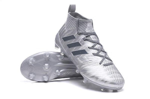 Adidas ACE 17.1 Magnetic Control FG Soccer Cleats Silver Metallic - KicksNatics