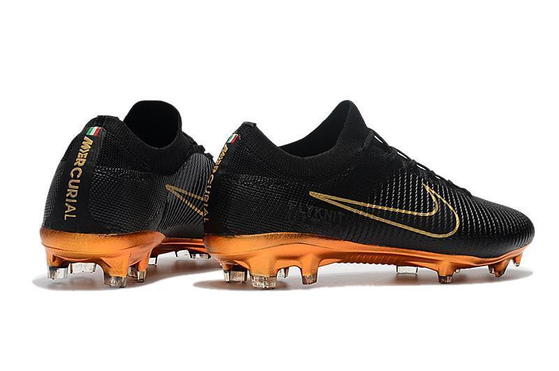 Interpretatief industrie vernieuwen Nike Mercurial Vapor Flyknit Ultra FG Soccer Cleats Black Golden –  kicksnatics