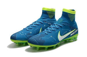 Nike Mercurial Superfly V Neymar AG Soccer Cleats Blue White Volt - KicksNatics