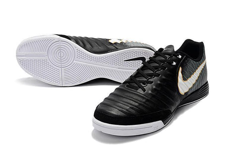 Image of Nike TiempoX Ligera IV IC Indoor Soccer Shoes CY0037 Black/White/Black - KicksNatics