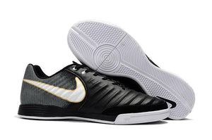 Nike TiempoX Ligera IV IC Indoor Soccer Shoes CY0037 Black/White/Black