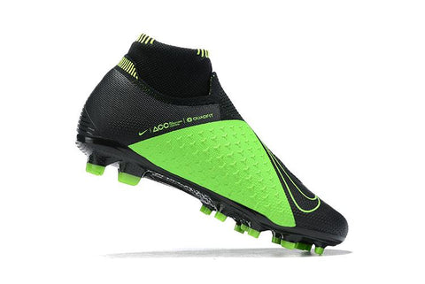 Image of Nike Phantom Vision Elite DF FG Black Green Lining
