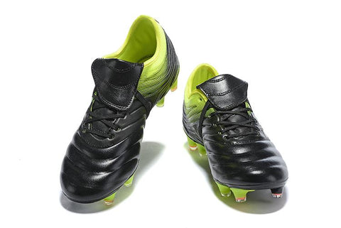 Image of Adidas Copa 19.1 FG Black Green - KicksNatics