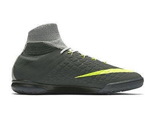 Nike HypervenomX Proximo II DF IC Soccer Shoes Black Volt Dark Grey