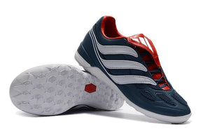 Adidas Predator Precision Indoor Soccer Cleats IC Blue White Red - KicksNatics