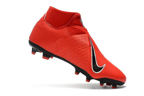 Image of Nike Phantom Vision Elite DF FG Soccer Cleats Orange Black - KicksNatics