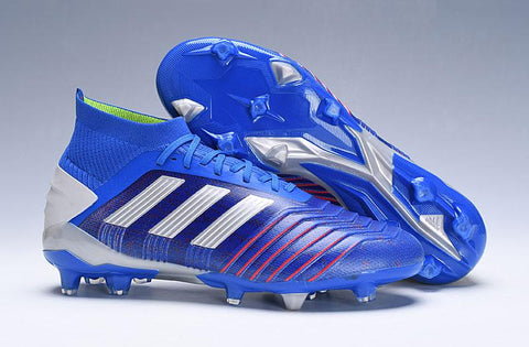 Image of Adidas Predator 19.1 FG Blue Red - KicksNatics