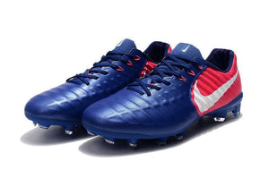 Nike Tiempo Legend VII FG Soccer Cleats Blue Pink White - KicksNatics